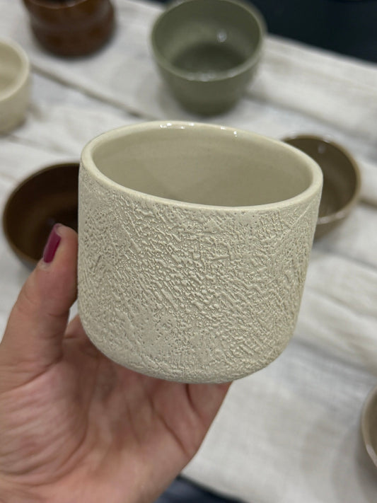 ÖN SİPARİŞ El yapımı stoneware dokulu kupa ( 17-24  KASIM )