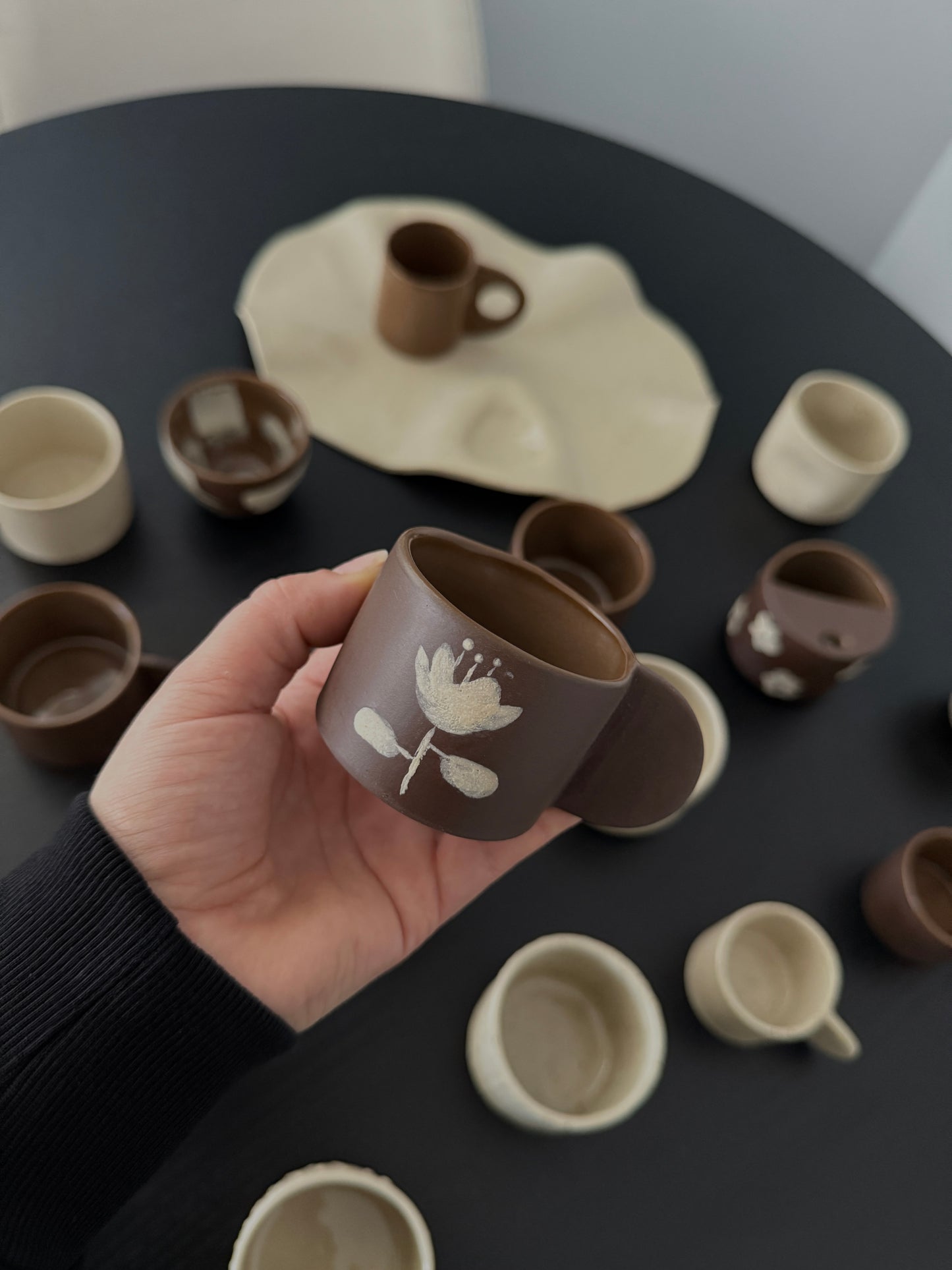 ÖN SİPARİŞ El yapımı stoneware espresso/türk kahvesi fincanı ( 17-24 KASIM )