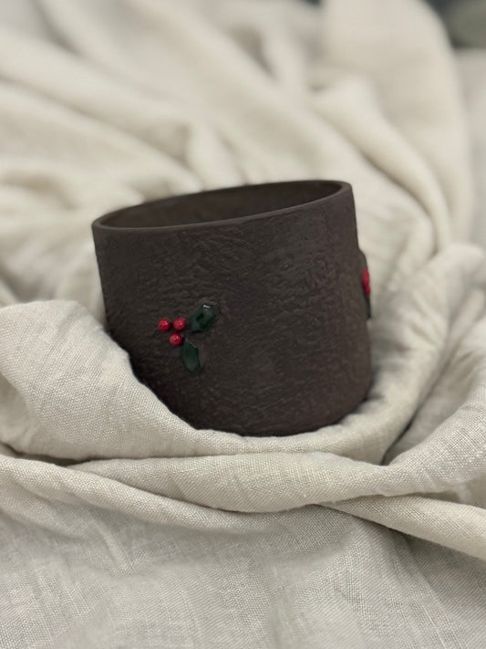 El yapımı Stoneware dokulu Kupa/Mug