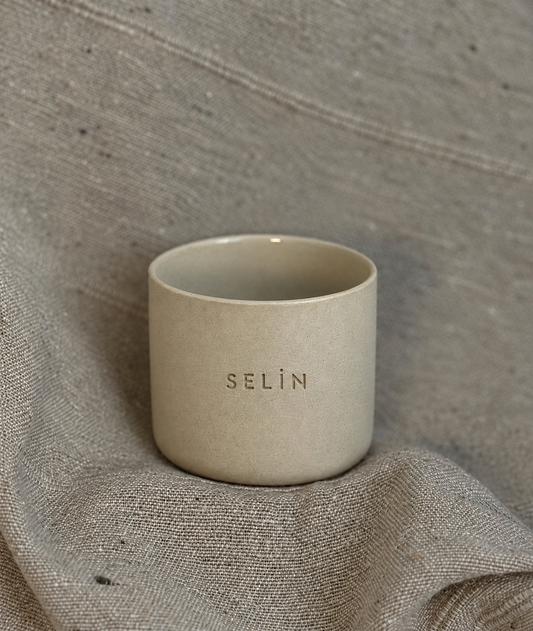 THE LETTER MUG - El yapımı Stoneware Kupa