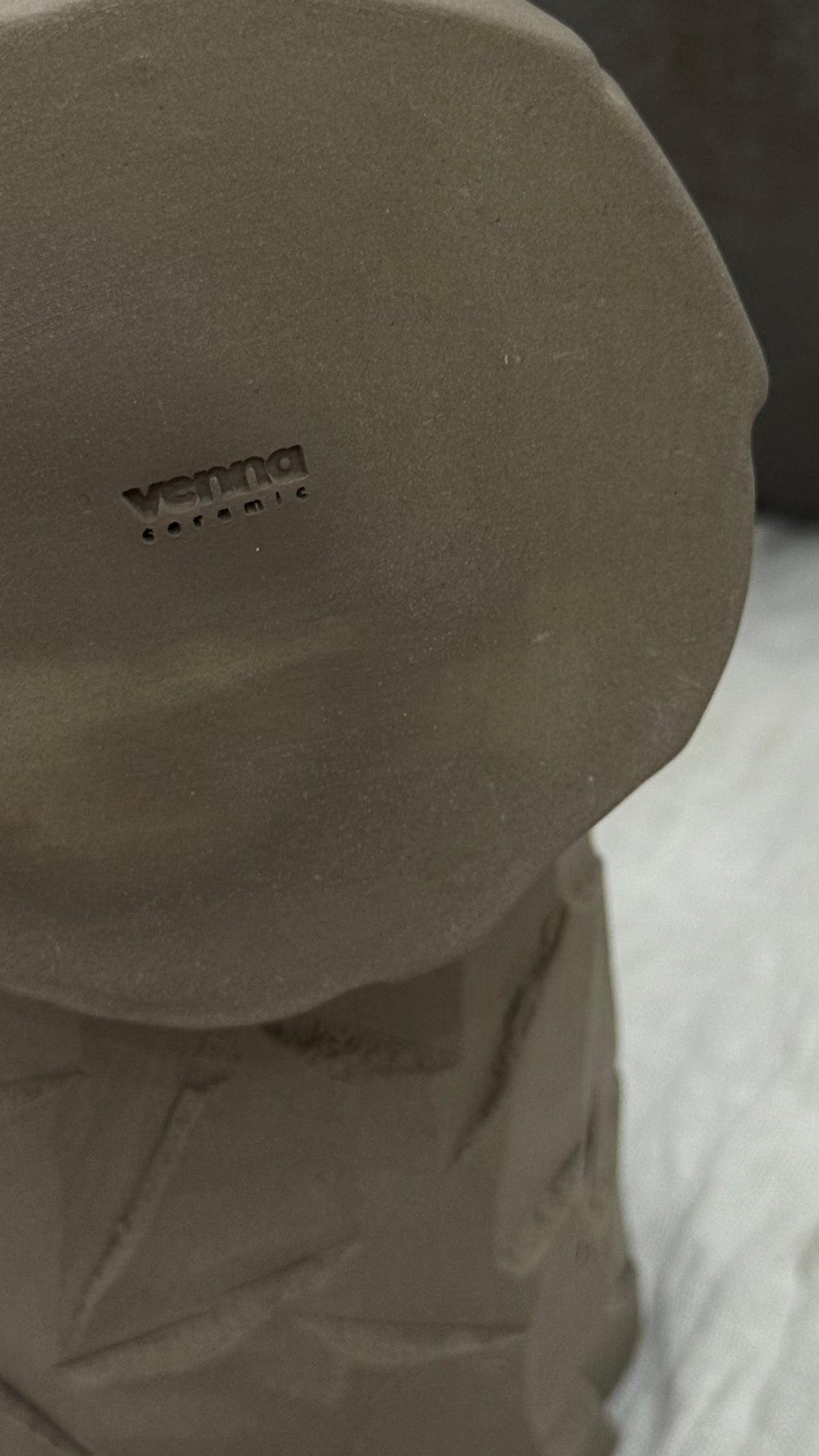 STONE midi - El yapımı Stoneware Fincan/Kupa Krem (Kopya)