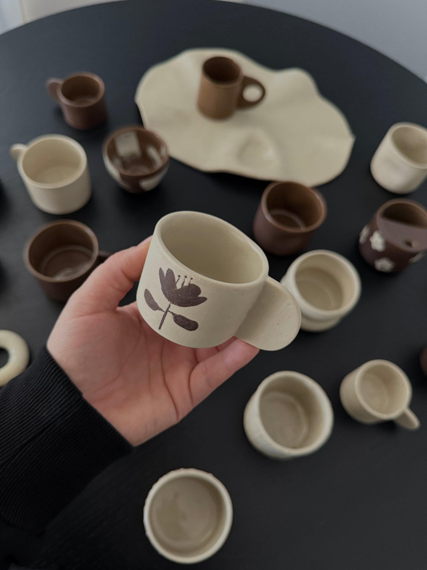 ÖN SİPARİŞ El yapımı stoneware espresso/türk kahvesi fincanı ( 17-24 KASIM )