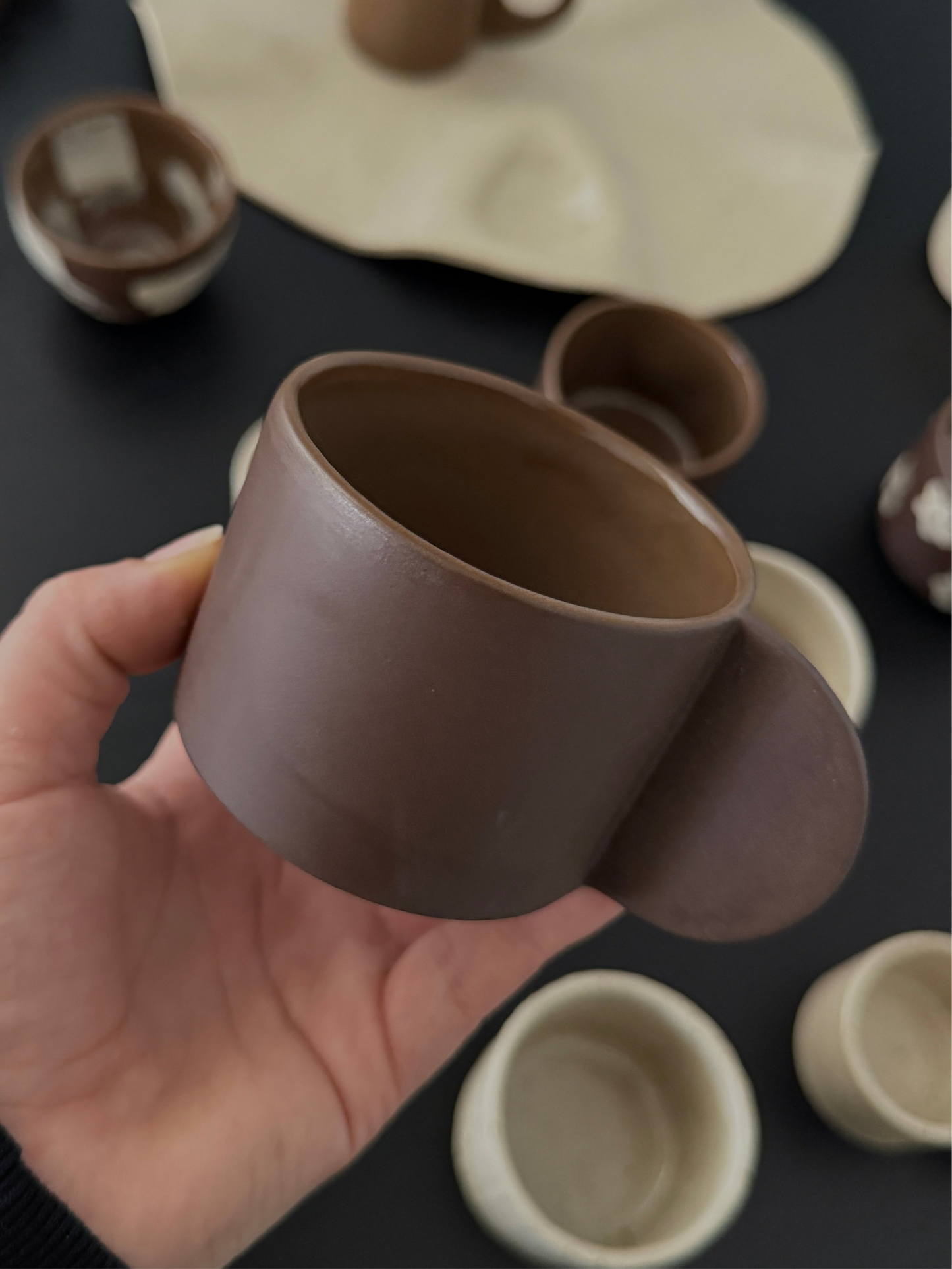 ÖN SİPARİL El yapımı acı kahve Stoneware Kupa/Mug  ( 17-24 KASIM )