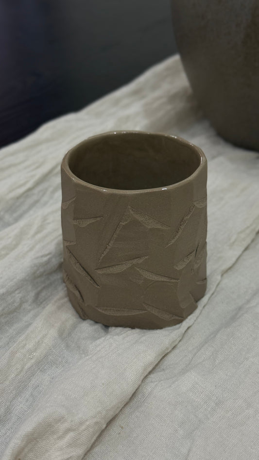 STONE midi - El yapımı Stoneware Fincan/Kupa Krem (Kopya)