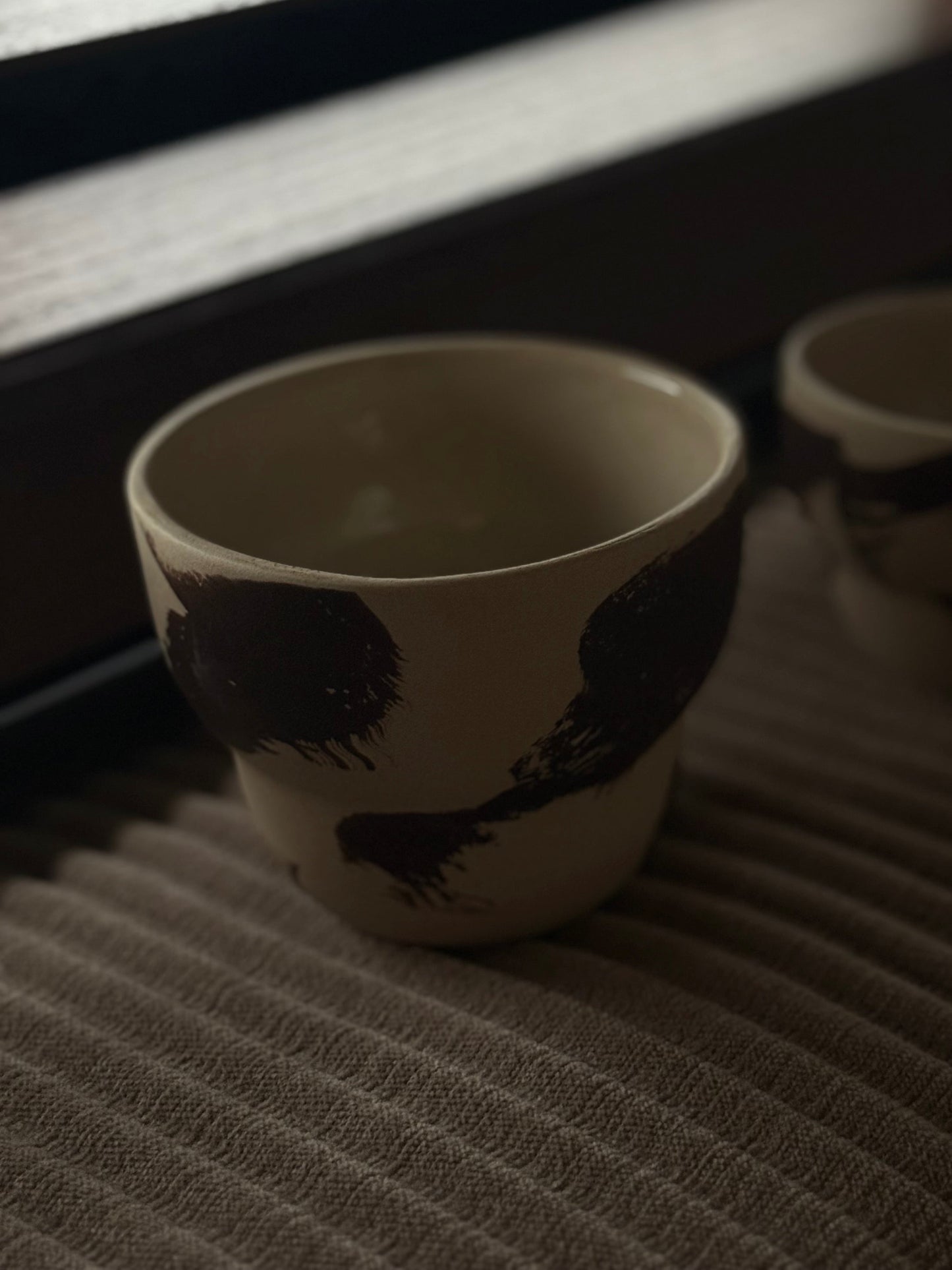 El yapımı Stoneware Midi Fincan