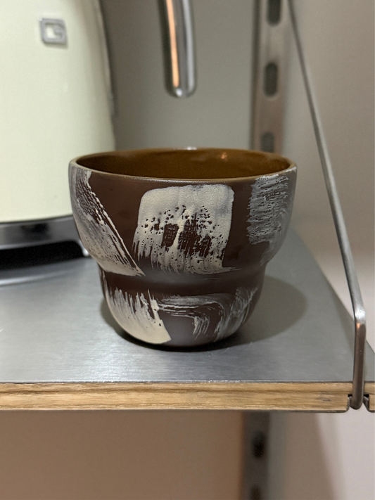 El yapımı Stoneware Midi Fincan