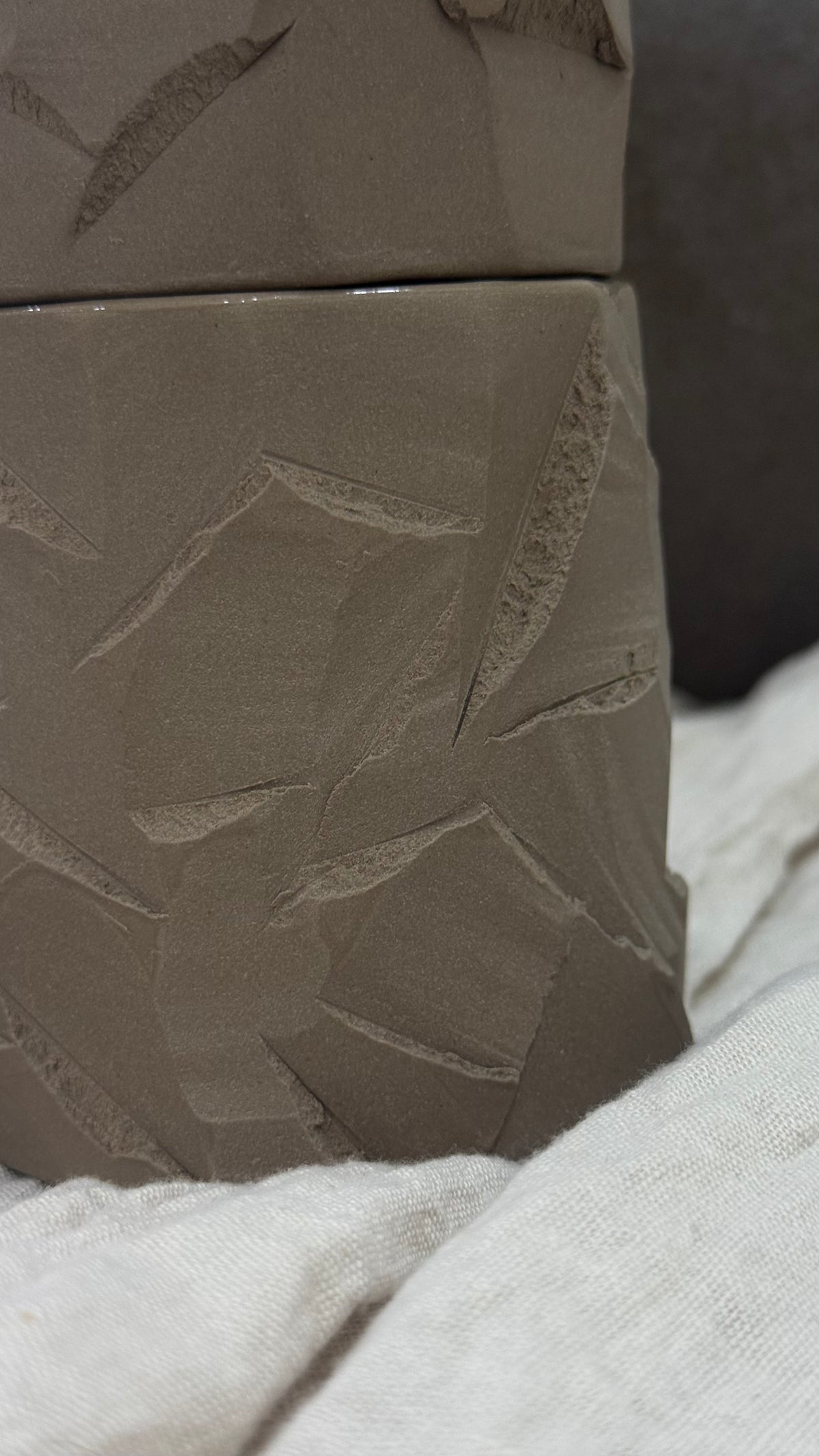 STONE midi - El yapımı Stoneware Fincan/Kupa Krem (Kopya)