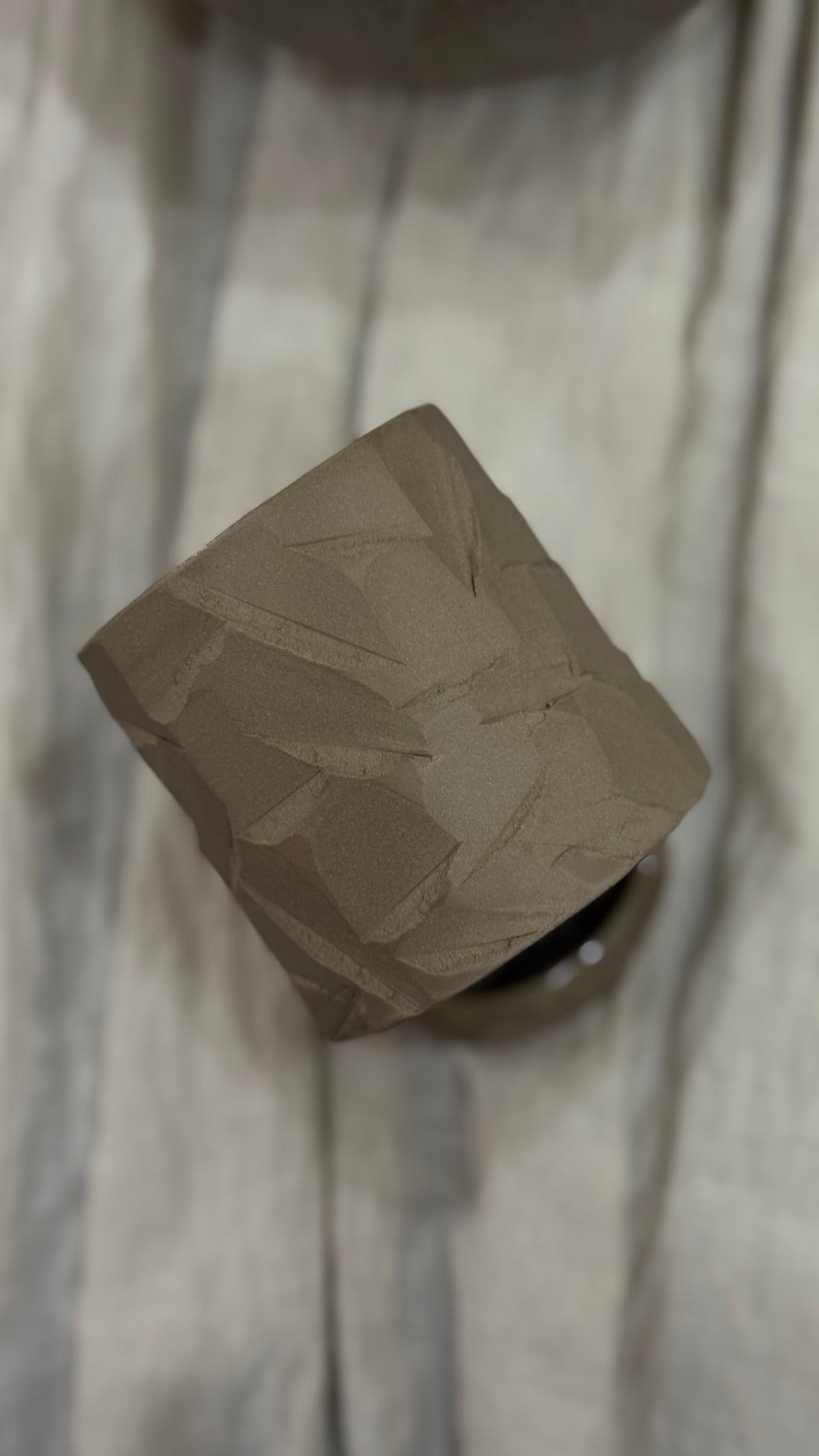 STONE midi - El yapımı Stoneware Fincan/Kupa Krem (Kopya)
