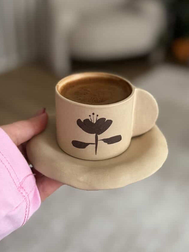 ÖN SİPARİŞ El yapımı stoneware espresso/türk kahvesi fincanı ( 17-24 KASIM )
